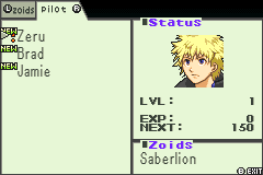 The same pilot roster now lists Zeru, Brad and Jamie.
